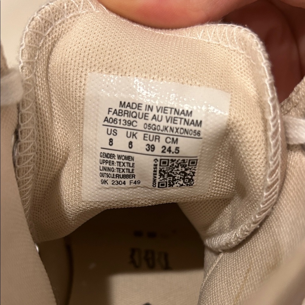 Converse Chuck Taylor All Star High Top Sneakers in Taupe - Picture 6 of 11